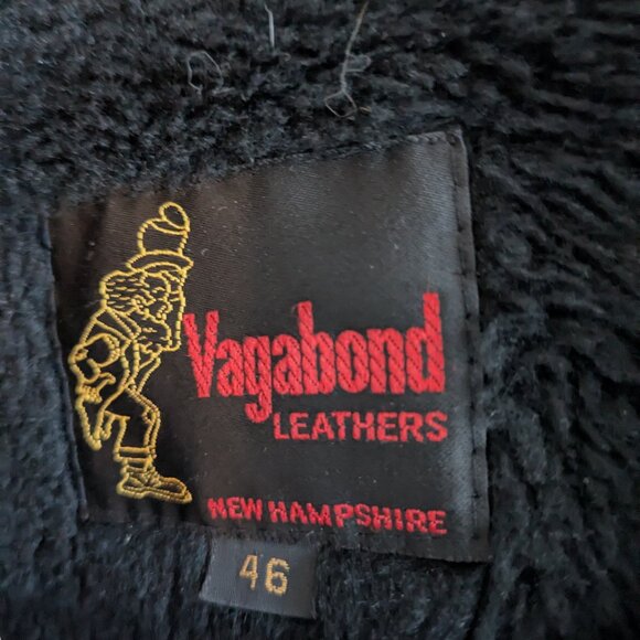 Vagabond Leathers Soft black leather bomber jacket - Size 46 - Picture 3 of 8